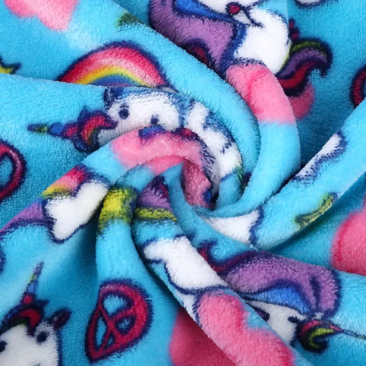 100% polyester printstof voor kinderen pyjama