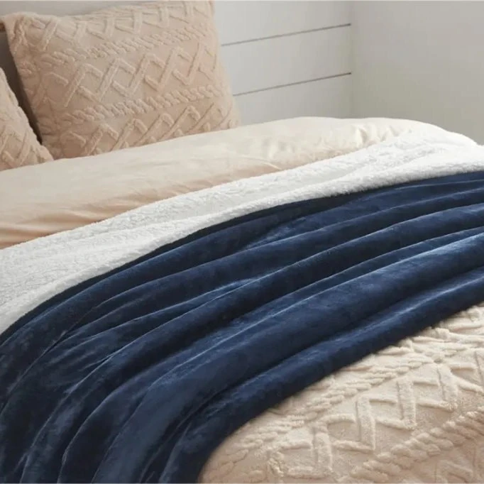 China 100% Polyester Sherpa Blanket
