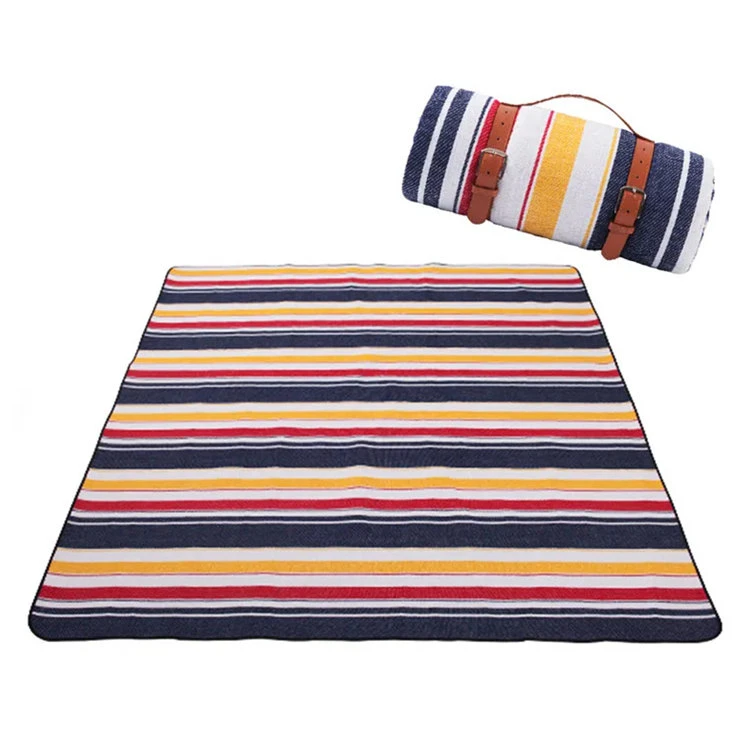 Opvouwbare picknickdeken van fleece van 150 x 200 cm