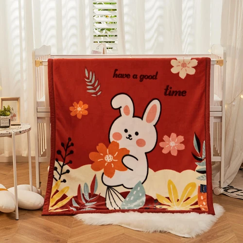 Dubbellaags Raschel-babydeken