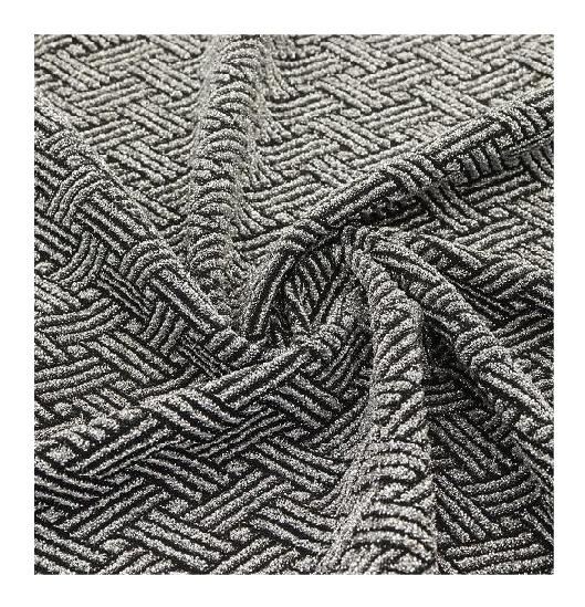 Filigraan jacquard gebreide stof