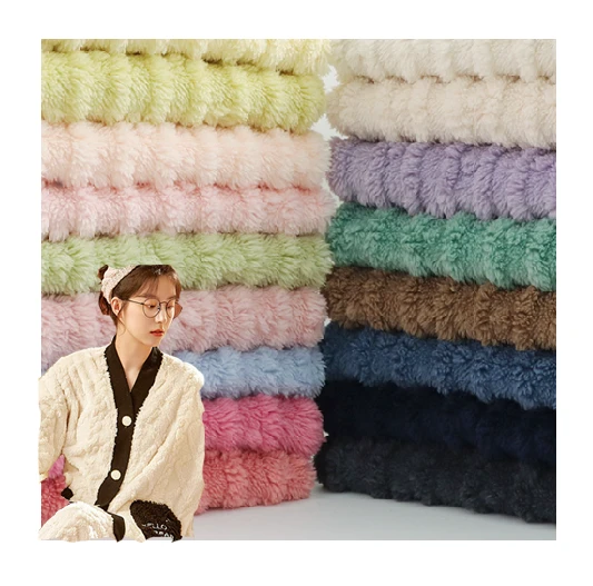 Jacquard Breien Sherpa Doek Stoffen
