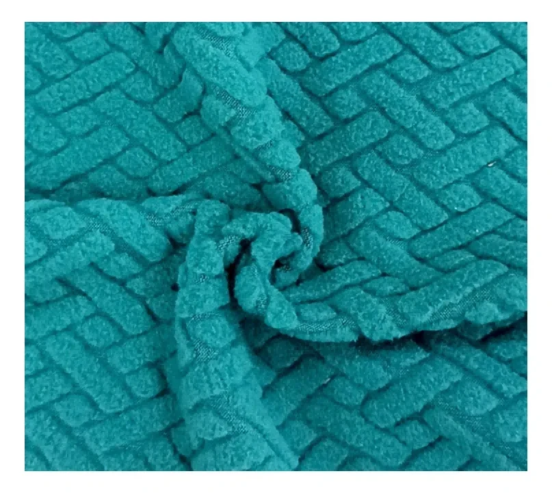 Jacquard   Polar   Fleece   Drop-naald   Stof   Polar   Fleece