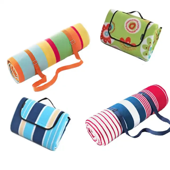 Picknickkleed met leren band