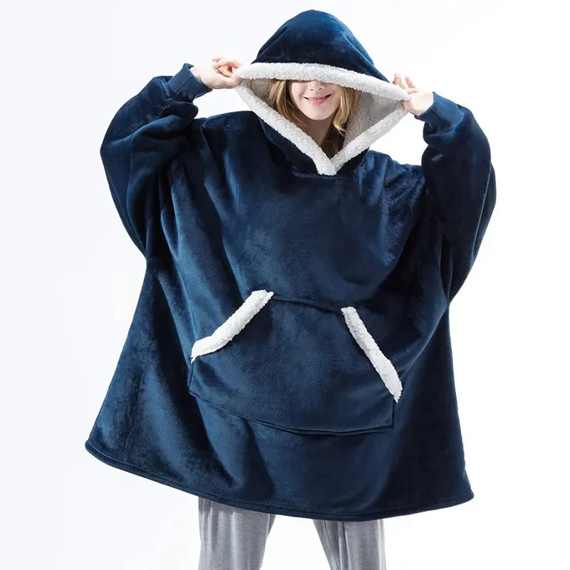 Polar Fleece Hoodie-deken
