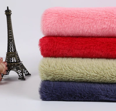 Konijnenimitatiebontstof voor winterkleding