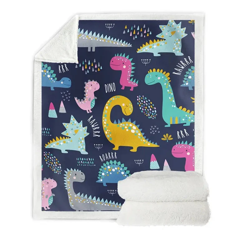 Sherpa Blanket Animal Throw-thema