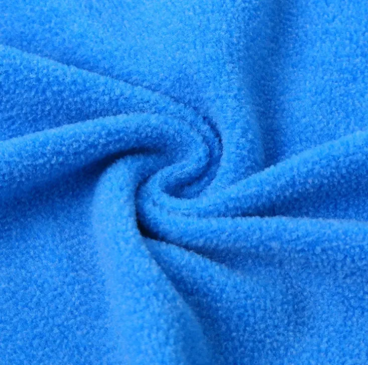 Sherpa Boucle Fleece stof tweezijdige borstel
