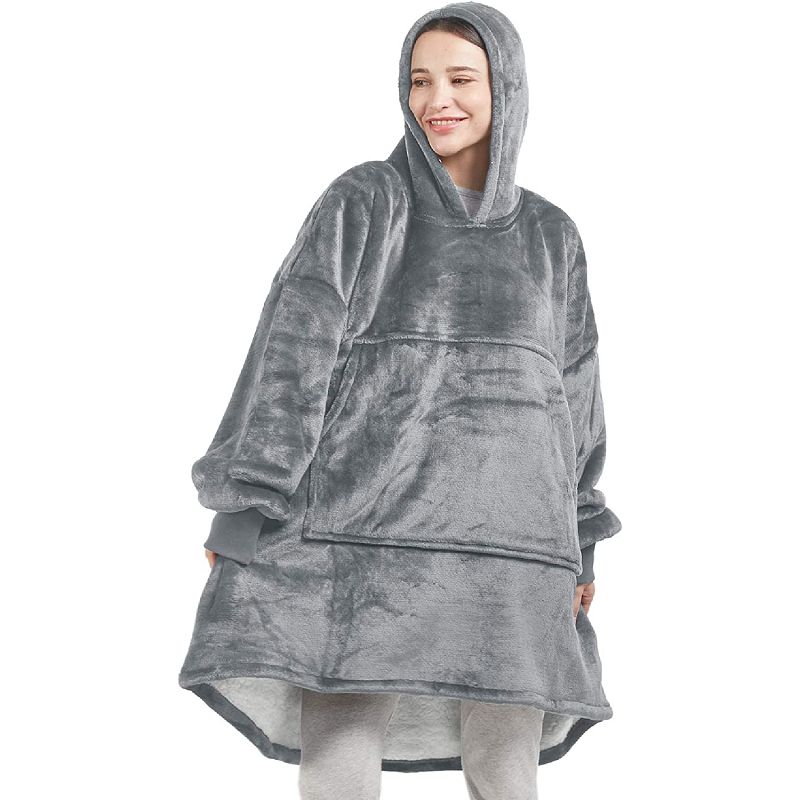 Sherpa Hoodie-deken
