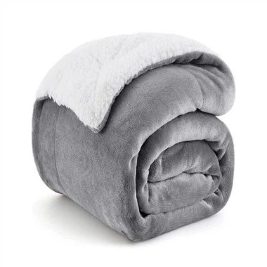 Sherpa-deken van 100% polyester