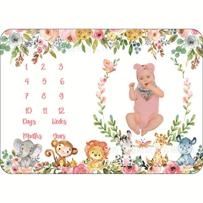 Baby mijlpaal deken cadeauset