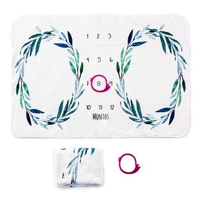 Baby mijlpaal deken