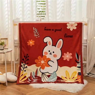 Dubbellaags Raschel-babydeken
