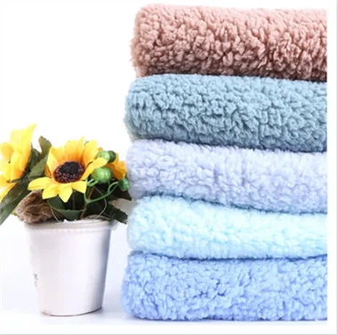 Nepbontfleece Sherpa-stof