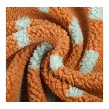 Luipaardprint fleece breien Sherpa stof