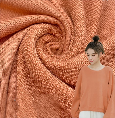 Polyester gebreide hoodie -stof