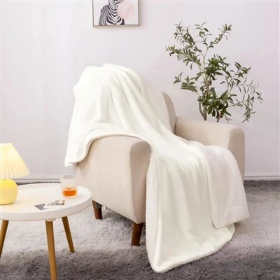 Witte Sherpa-deken