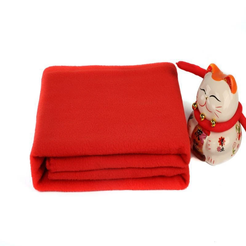 Katoenen stof met effen patroon Polar Fleece Blanekt