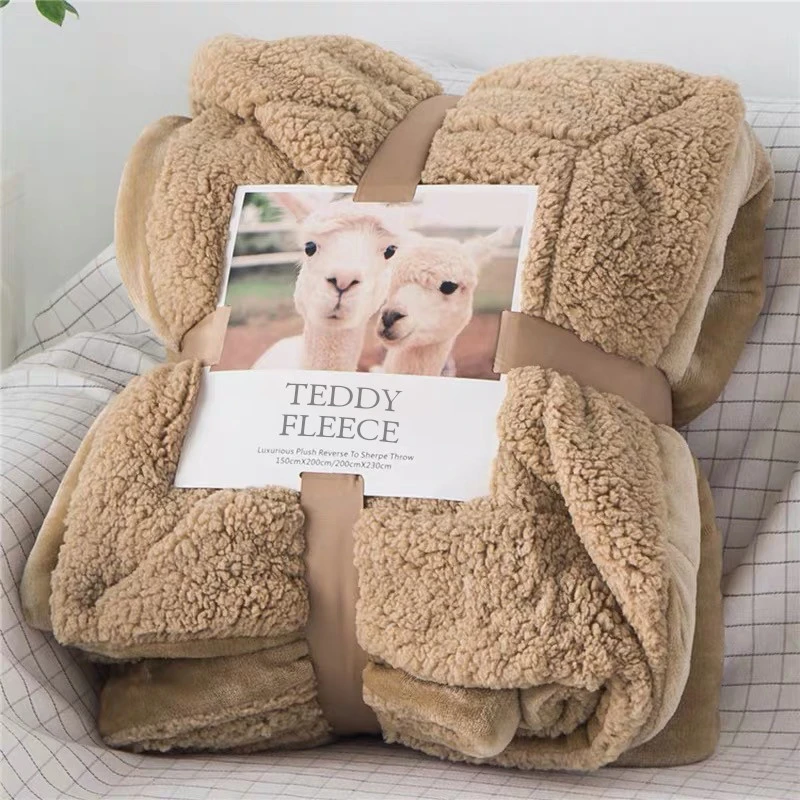 Teddybeer Sherpa deken