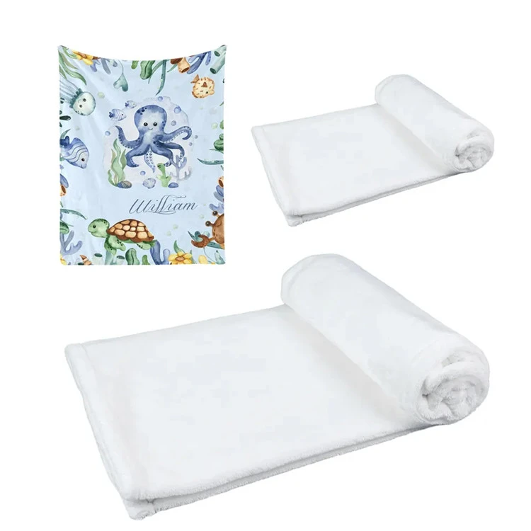 Witte babydeken