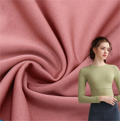 Yoga Sport Polyester Spandex Stof Voor Sportkleding