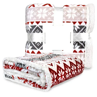 100%polyester kerstdeken
