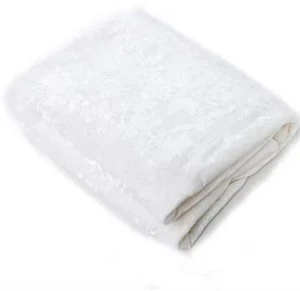 Dubbele laag witte deken