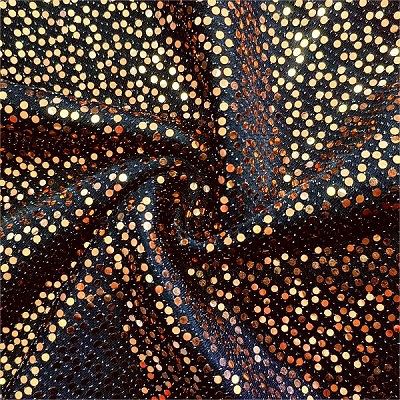Elastische Gloden Color Lurex -stof