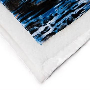 Deken van microfiber afdrukken