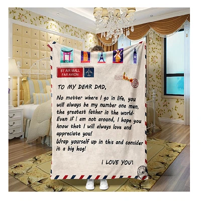 Printing Letter Throw Blanket