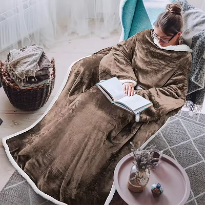 Snuggie hoodie deken