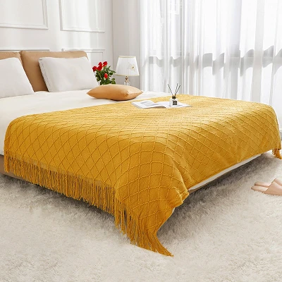 Sofa Blanket Tassels