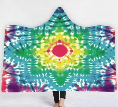Tie Dyed Hoodie Blanket