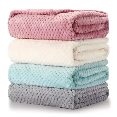 Wafel Jacquard koraaldeken